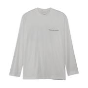 Katoenen Logo Tee Y-3 , White , Heren