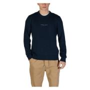 Lente/Zomer Heren Sweatshirt Collectie Tommy Jeans , Blue , Heren