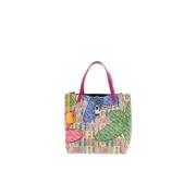 Matryoshka Locked M Shopping Tas Carolina Herrera , Multicolor , Dames