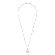 Verstelbare Kabel-Link Ketting Sieraden Palm Angels , Gray , Heren