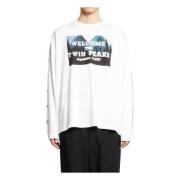 Grafische Print Witte Sweatshirt Undercover , White , Heren