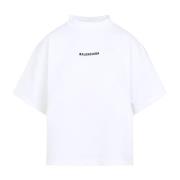 Witte T-shirt voor vrouwen Balenciaga , White , Dames