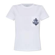 T-shirt met zak Max Mara , White , Dames