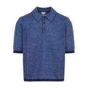 Blauw T-shirt voor mannen Bottega Veneta , Blue , Heren