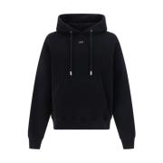 Hoodie met verstelbaar trekkoord en kangoeroezak Off White , Black , H...