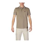 Katoenen poloshirt met korte mouwen Hugo Boss , Beige , Heren