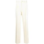 Witte op maat gemaakte broek met één plooi Giuliva Heritage , White , ...