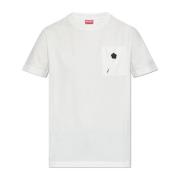 T-shirt met zak Kenzo , White , Dames