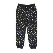 Zwarte Katoenen Sweatpants Stijlvolle Geribbeld Moschino , Black , Dam...