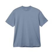 Katoen Logo Tee Y-3 , Blue , Heren