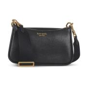 Doubleup Crossbody Tas in Zwart Kate Spade , Black , Dames