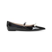 Zwarte Ballerina's Elegante Schoenen Stuart Weitzman , Black , Dames