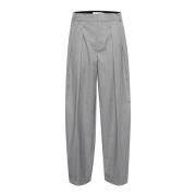 Geplooide Broek Salt N Peppe InWear , Gray , Dames