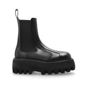 Zwarte Schoenen met Dikke Rubberen Zool Alexander McQueen , Black , He...