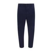 Katoenen Avond Slash Zak Broek Dsquared2 , Blue , Heren