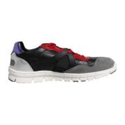 Multicolor Leren Lage Sneakers Dolce & Gabbana , Multicolor , Heren