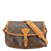 Pre-owned Canvas shoulder-bags Louis Vuitton Vintage , Brown , Dames