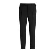 Heren Katoenen Maatwerk Broek PT Torino , Black , Heren