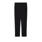 Hoge taille katoenen broek Pennyblack , Black , Dames