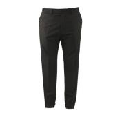 Elastische Taille Wollen Broek Liu Jo , Black , Heren