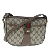 Pre-owned Leather gucci-bags Gucci Vintage , Beige , Dames