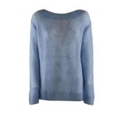 Acryl gebreide truien en sweaters Pennyblack , Blue , Dames