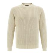 Crew Neck Jumper Boggi Milano , Beige , Heren