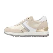 Stijlvolle Casual Sneakers voor Vrouwen Geox , Beige , Dames