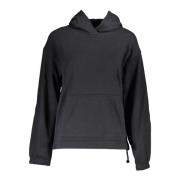 Zwarte hoodie met print Calvin Klein , Black , Dames