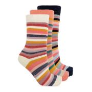 Driepak katoenen sokken met Lurex-draad Paul Smith , Multicolor , Dame...