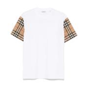 Witte T-shirts en Polos Burberry , White , Dames