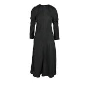 Zijde Blend Damesjurk Jil Sander , Black , Dames