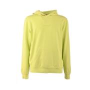 Katoenen hoodie met centraal logo Liu Jo , Yellow , Heren