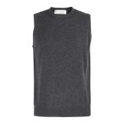 Kasjmier Wol Vest Filippo De Laurentiis , Gray , Heren