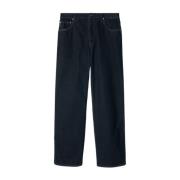 Blauwe Denim Jeans Burberry , Blue , Heren