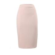 Hoge taille kreukel stretch rok Pinko , Pink , Dames