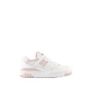 Leren Basketbalgeïnspireerde Sneaker New Balance , White , Dames