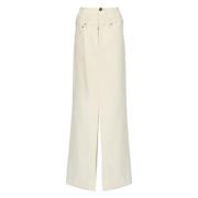 Lange Rok met een Twist Maison Margiela , Beige , Dames