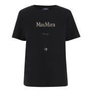 Zwarte T-shirts en Polos Max Mara , Black , Dames