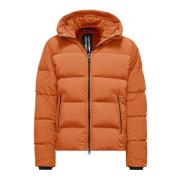 Puffy Nylon Donsjas met capuchon BomBoogie , Orange , Heren