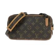 Pre-owned Canvas shoulder-bags Louis Vuitton Vintage , Brown , Dames