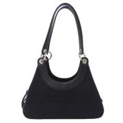 Pre-owned Canvas handbags Bvlgari Vintage , Black , Dames