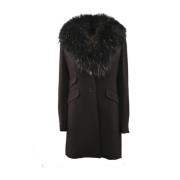 Wollen jassen en trenchcoats Kocca , Black , Dames