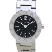 Pre-owned Stainless Steel watches Bvlgari Vintage , Black , Dames