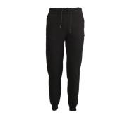 Cotton Jacquard Slim Fit Broek RRD , Black , Heren