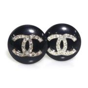 Pre-owned Metal chanel-jewelry Chanel Vintage , Black , Dames