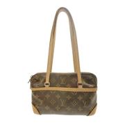 Pre-owned Canvas shoulder-bags Louis Vuitton Vintage , Brown , Dames