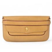 Pre-owned Leather clutches Cartier Vintage , Brown , Dames