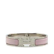 Pre-owned Metal bracelets Hermès Vintage , Pink , Dames