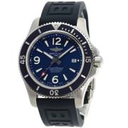 Pre-owned Glass watches Breitling Pre-owned , Blue , Heren